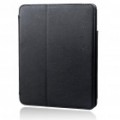 Protetora Ultrathin PU couro Case para Apple iPad - Black