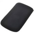 Caso de PU protetor para iPhone 3GS/4 - preto