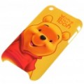 Volta caixa protectora com protetor de tela + pano de Lavagem A para o iPhone 3G/3GS - Winnie The Pooh