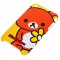 Volta caixa protectora com protetor de tela + pano de Lavagem A para o iPhone 3G/3GS - Rilakkuma