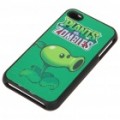 Plantas vs. zumbis volta caso protetor com conjunto de protetor de tela para iPhone 4 - Peashooter