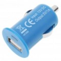 Adaptador de carregamento de carro elegante + cabo USB Set para iPhone 3 3G/3GS/4/iPod - azul (12 V)