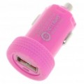 Cigarro do carro psto 1000mA USB adaptador/carregador - roxo (C.C. 12V/24V)