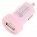 Cigarro do carro psto 1000mA USB adaptador/carregador - Pink (C.C. 12V/24V)