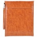 Cool protetora PU couro Bag com alça para iPad 2 - Brown