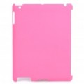 Ultra Slim 0,9 mm caixa protectora cobrir c / casa de botão adesivo + Plug anti-pó para iPad 2 - Pink