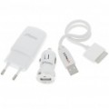 Adaptadores do carregador USB/AC/carro para Apple iPad 2