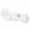 Corno Stand amplificador falante para Apple iPhone 4 - branco