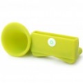 Corno Stand amplificador falante para Apple iPhone 4 - verde