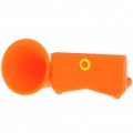 Corno Stand amplificador falante para Apple iPhone 4 - laranja