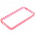 Protetor pára-choques ABS moldura com efeito de brilho no escuro para iPhone 4 - Pink