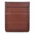 Elegante protetor PU caso saco de couro para iPad 2 - café