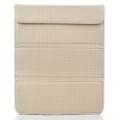 Elegante protetor PU caso saco de couro para iPad 2 - cinzento