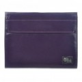 Moda PU couro Bag caixa protectora para iPad/iPad 2 (Purple)