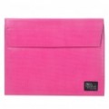 Moda protetora PU couro Bag Case para iPad/iPad 2 (Deep Pink)