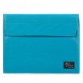 Moda PU couro Bag caixa protectora para iPad/iPad 2 (azul)