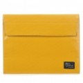 Moda PU couro Bag caixa protectora para iPad/iPad 2 (amarelo)