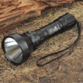 UltraFire AK-T60 XM-LT6 modo 5 1200-Lumen branco lanterna LED com alça - preta (1 x 18650)