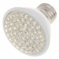 E27 4W 60-LED 320-350LM 3000-3500K quente branco LED Light Bulbs (85-245V)