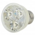 E27 3.6W 6400K 200-Lumen 3-LED branco cerâmico lâmpada (AC 85 ~ 265V)