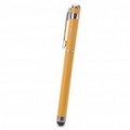 Rock 2-em-1 caneta de tela sensível ao toque capacitiva + caneta de tinta - amarela