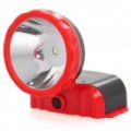 TGX-917 recarregável 1-LED 2-modo branco luz farol c / Strap (AC 110 ~ 220V)