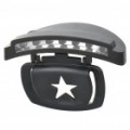 WildWolf 7-LED 1-modo PAC / Brim Hat Light (2 x CR2032)