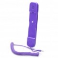 IPEGA retrô radioprotecção com fio fone - roxo (3.5 mm Audio Jack / 1.8 m-cabo)