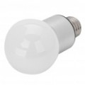 E27 3.9W 210-Lumen 7000K branco 3-LED Light Bulb - branco + prata (AC 100 ~ 240V)