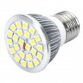 E27 4.5W 24-SMD 5050 LED 6500K 400-Lumen branca luz lâmpada