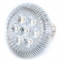 Lúmen de 665LM 7W E27 branca 7-LED Spot Light Bulb (AC 89-265V)