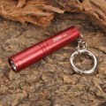 Lanterna luz branca de Bronte RA01 Cree E-R5 LED 80LM modo de 3 com / Key Ring - vermelho (1 x AAA/10440)