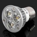 E27 3W 3-LED lâmpada amarela (AC 110 ~ 220V)