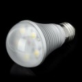 E27 5W 450LM 3000 ~ 3500K quente branco 5-LED Lamp lâmpada (AC 85 ~ 265V)