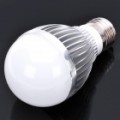 E27 5W 475LM 3200K quente branco 5-LED Light Bulb - prata (89 ~ 265V)