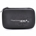 Caso bolsa dura de couro protetora para Nintendo DSILL / DSIXL - preto