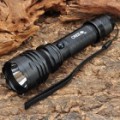 NOVO-C6A Cree XR-E Q3 270LM 3-modo branco lanterna LED c / carregador / adaptador de energia (1 x 18650)