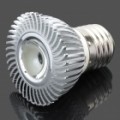 E27 3W 7000K 600-lúmen 1-Cree T6 LED branco lâmpada (AC 85 ~ 265V)