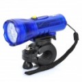 Bicicleta Bike Mini Ultrabright branca 7-LED 2-modo luz Flashlight - Blue (3 x AAA)