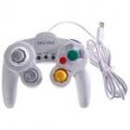 Controlador de jogo choque com fios para Nintendo GameCube NGC e Wii (branco)