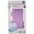 Caixa plástica protectora com tampa de alumínio para NDSi/DSi (roxo + White)