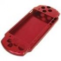 Frente e placas de alumínio de volta para o PSP 3000 (vermelho)