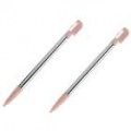 Retrátil Metel Stylus para NDS Lite (Rosa/2-Pack)