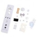 Caso de habitação de substituição completo com o conjunto de botões para Wii Remote (branco)