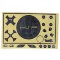 Metal conjunto autocolante consola de jogos para PSP 3000 (Monster Hunter/prata)