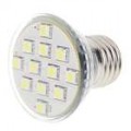 E27 5050 1.8W 12-LED 180-lúmen 8000K lâmpada - branco (110V)