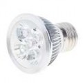 E27 4 * 1W LED 4 360-lúmen 6300K lâmpada - branco (110 ~ 220V)