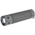 902 Cree Q3-WC 3-modo 130-lúmen convexos lente LED Flashlight - Grey (3 * AAA)