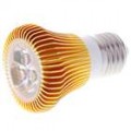 E27 G6 3-LED 240-lúmen para baixo Lamp - Warm White (80 ~ 265V)