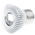 E27 Cree Q5 3W 6700K 250-lúmen Spot lâmpada/baixo Lamp - prata (85 ~ 265V)